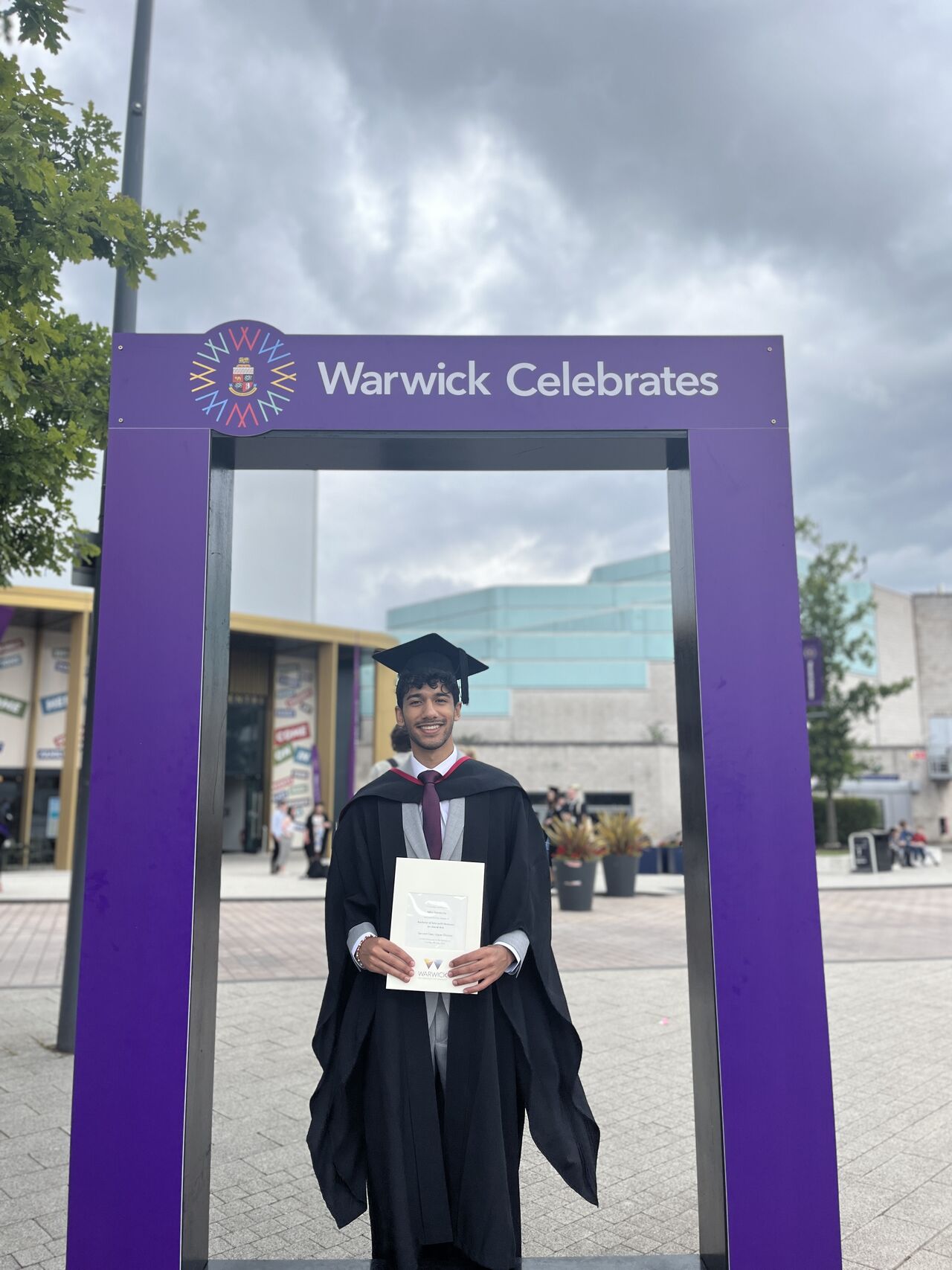 Graduating from University of Warwick